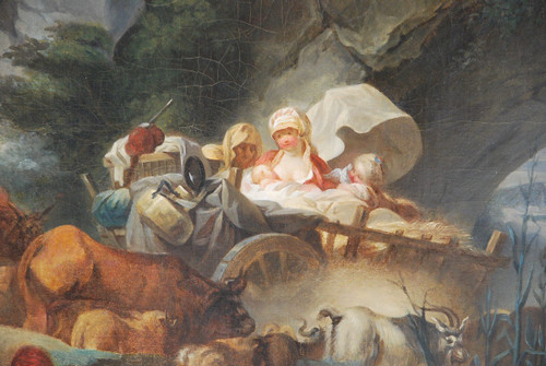 Fragonard, French School From the 18th Century, Bucolic Scene