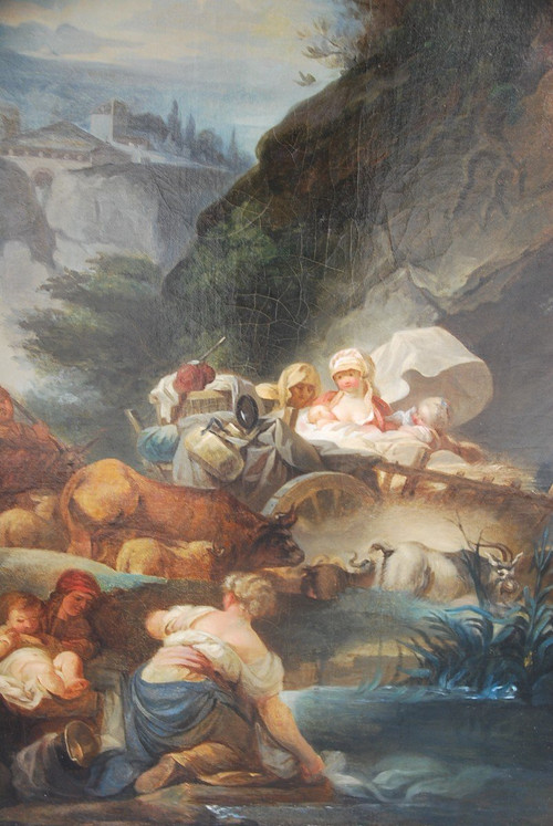 Fragonard, French School From the 18th Century, Bucolic Scene