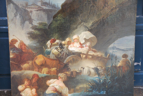 Fragonard, French School From the 18th Century, Bucolic Scene