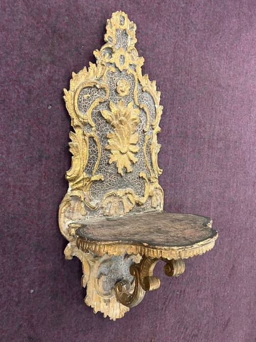 Kavukluk - Porte Turban Turquie Ottomane Bois Sculpté Et Doré D’époque XVIIIème