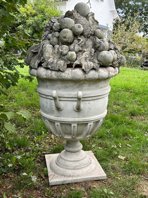 Vaso enorme - Pot à Fruits Décoration De Jardin XXe Siècle