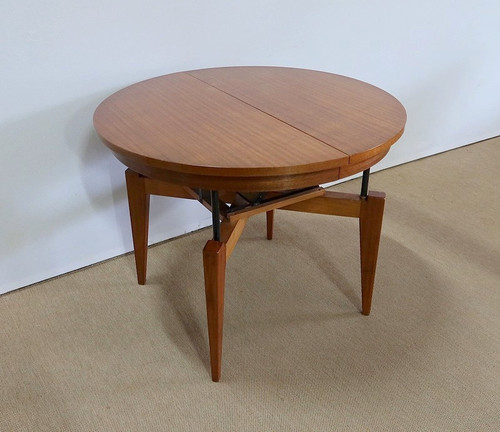 Table « monte et baisse » en Acajou – Années 1970