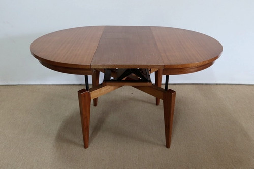 Table « monte et baisse » en Acajou – Années 1970