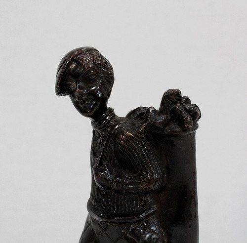 Bronze “Young Golf Caddy” – Late 19th Century