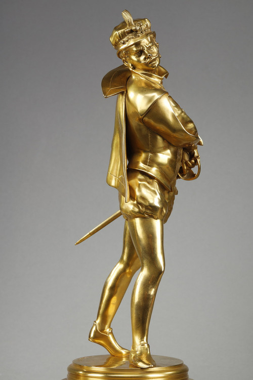 Due sculture in bronzo di Auguste Louis Lalouette (1826-1883) rappresentanti I Duellanti