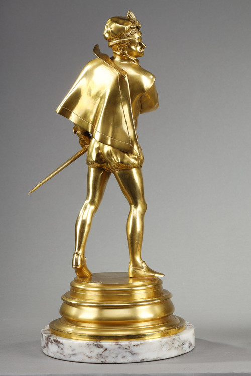 Due sculture in bronzo di Auguste Louis Lalouette (1826-1883) rappresentanti I Duellanti