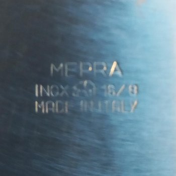 MEPRA Space Age Cocktail Shaker from the 1960s in stainless steel. Made in italy