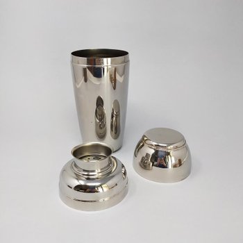 MEPRA Space Age Cocktail Shaker from the 1960s in stainless steel. Made in italy