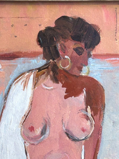 Femme Nue - Gouache On Paper About 1920 - 30