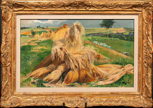 Landscape at Nafraiture by Léon Frederic (1856 - 1940)