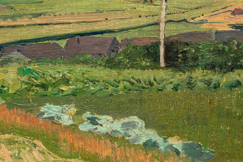 Landscape at Nafraiture by Léon Frederic (1856 - 1940)