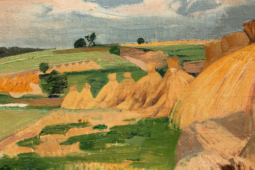 Landscape at Nafraiture by Léon Frederic (1856 - 1940)