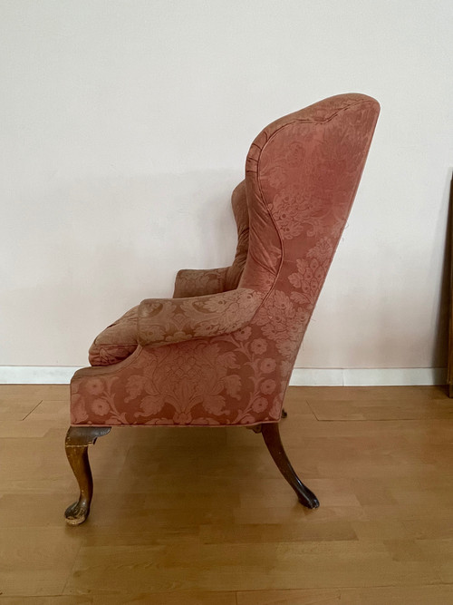 Large Baker brand wing chair