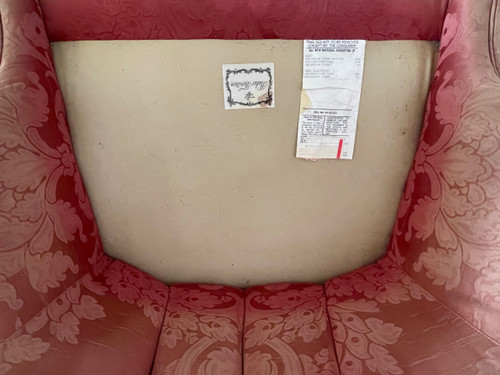 Large Baker brand wing chair