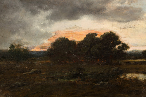 Twilight, oil on canvas by Narcisse-Virgile Diaz de la Pena (1807 - 1876)