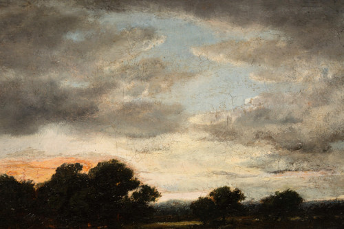 Twilight, oil on canvas by Narcisse-Virgile Diaz de la Pena (1807 - 1876)