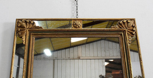 Rectangular Mirror with Parecloses – Early 20th Century