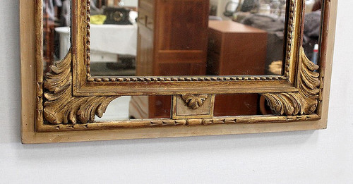 Rectangular Mirror with Parecloses – Early 20th Century