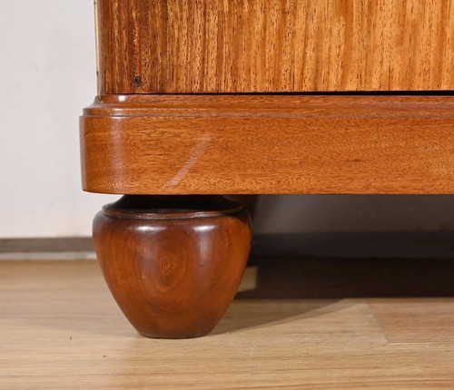 Small Library Cabinet in Blond Mahogany, Art Deco – 1940