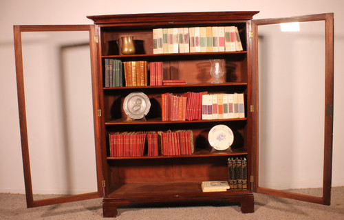 Mahogany Bookcase From The 19th Century