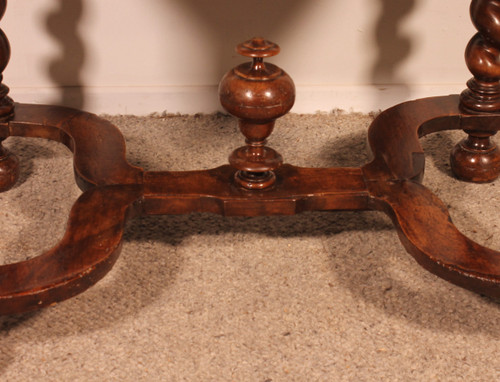 Louis XIII Table In Walnut -17th Century