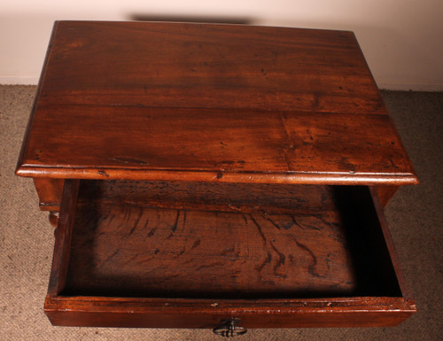 Louis XIII Table In Walnut -17th Century