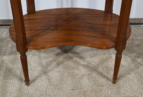 Small Mahogany Drum Table, Louis XVI style - 1st half 20th century