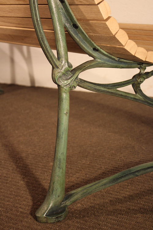 Art Nouveau bench by Hector Guimard