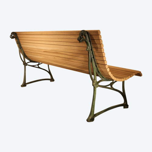 Art Nouveau bench by Hector Guimard