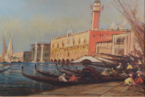 A view of Venice framed at the end of the 19th century