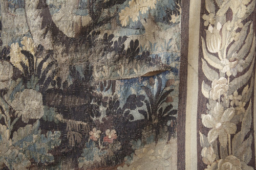 Tapisserie Verdure, Ateliers de la Marche (Region Aubusson), Ende des 17. bis Anfang des 18.