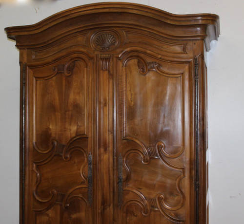 Armoire Charolaise En Noyer Début XIX