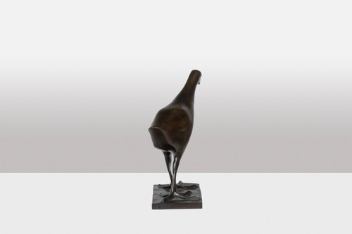 François Pompon. "Poule d'eau", bronze, 2006 print.