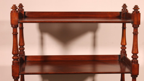 19th Century Solid Mahogany Three Tier Buffet