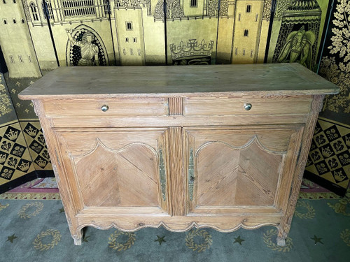 Credenza bassa Lorrain in abete XIX secolo