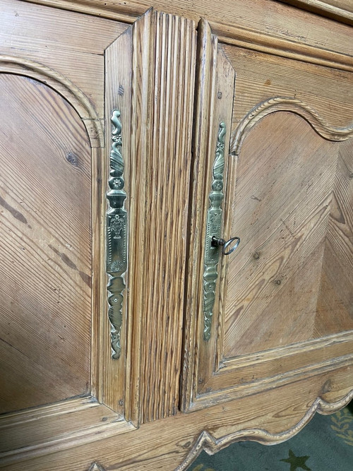 Credenza bassa Lorrain in abete XIX secolo