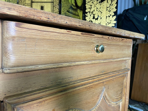 Credenza bassa Lorrain in abete XIX secolo