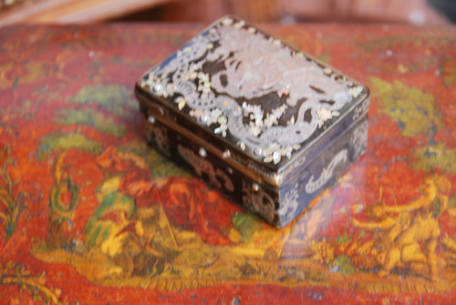 Tortoiseshell And Quilted Box, Naples Italy 18th Century