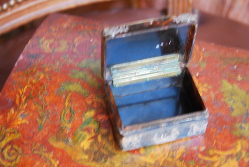 Tortoiseshell And Quilted Box, Naples Italy 18th Century