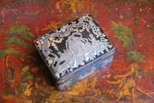 Tortoiseshell And Quilted Box, Naples Italy 18th Century