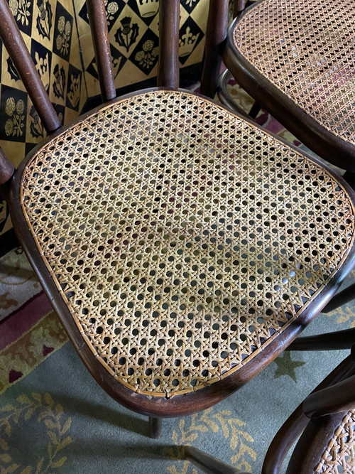 Suite Of 8 Thonet 56 Bistro Chairs