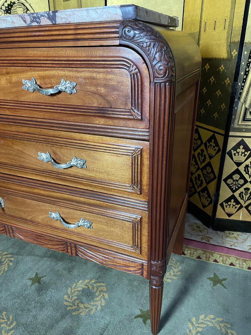 Mahogany Chest of Drawers Art Deco Period