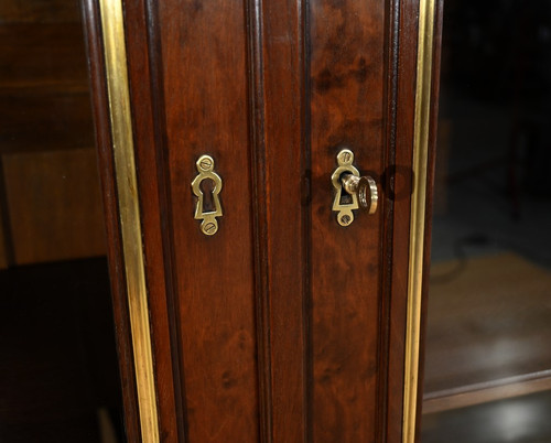 Large mahogany bookcase, Louis XVI style - Mid-19th century