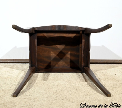 Small walnut coffee table, Louis XV style - 1st Part XXe