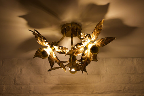 Willy Daro flower ceiling light.