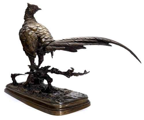 Ferdinand Pautrot Rare Model Of The Standing Pheasant 19th Century