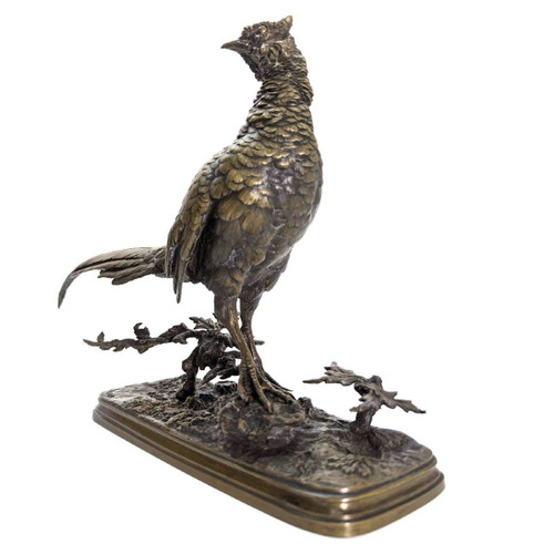 Ferdinand Pautrot Rare Model Of The Standing Pheasant 19th Century