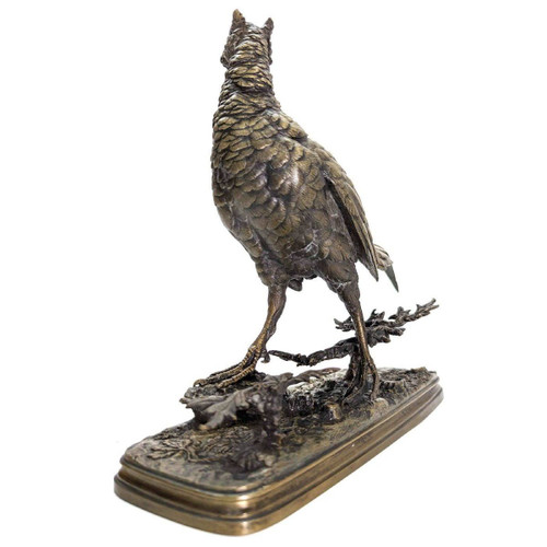 Ferdinand Pautrot Rare Model Of The Standing Pheasant 19th Century