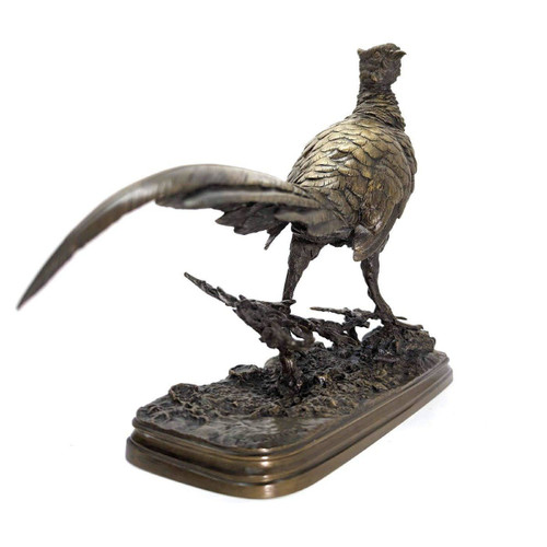 Ferdinand Pautrot Rare Model Of The Standing Pheasant 19th Century