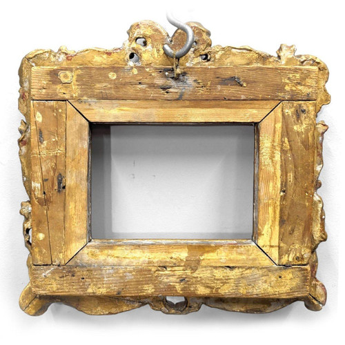 Venetian Frame In Golden Wood, 17th Century